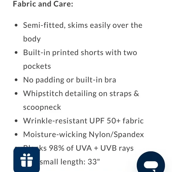 NWT Cabana Life White UPF 50 active dress medium - Picture 12 of 12